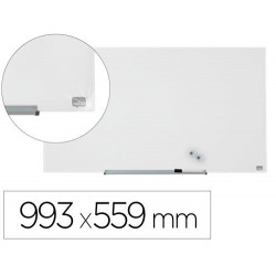 PIZARRA BLANCA NOBO IMPRESSION PRO CRISTAL 45" MAGNETICA 993X559 MM