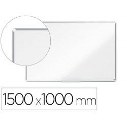 PIZARRA BLANCA NOBO PREMIUM PLUS ACERO VITRIFICADO MAGNETICA 1500X1000 MM