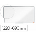 PIZARRA BLANCA NOBO PREMIUM PLUS ACERO LACADO FORMATO PANORAMICO 55" MAGNETICA 1220X690 MM