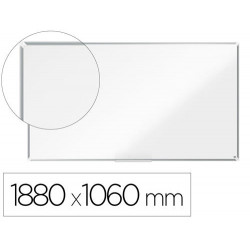 PIZARRA BLANCA NOBO PREMIUM PLUS ACERO LACADO FORMATO PANORAMICO 85" MAGNETICA 1880X1060 MM