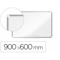 PIZARRA BLANCA NOBO PREMIUM PLUS ACERO LACADO MAGNETICA 900X600 MM