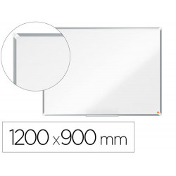 PIZARRA BLANCA NOBO PREMIUM PLUS ACERO LACADO MAGNETICA 1200X900 MM