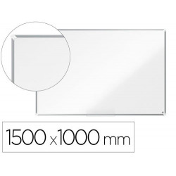 PIZARRA BLANCA NOBO PREMIUM PLUS ACERO LACADO MAGNETICA 1500X1000 MM