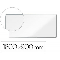 PIZARRA BLANCA NOBO PREMIUM PLUS ACERO LACADO MAGNETICA 1800X900 MM