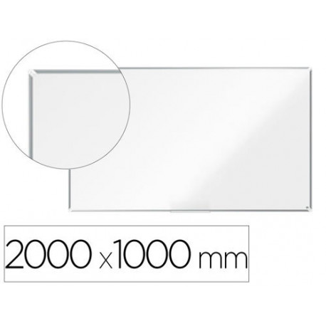 PIZARRA BLANCA NOBO PREMIUM PLUS MELAMINA 2000X1000 MM