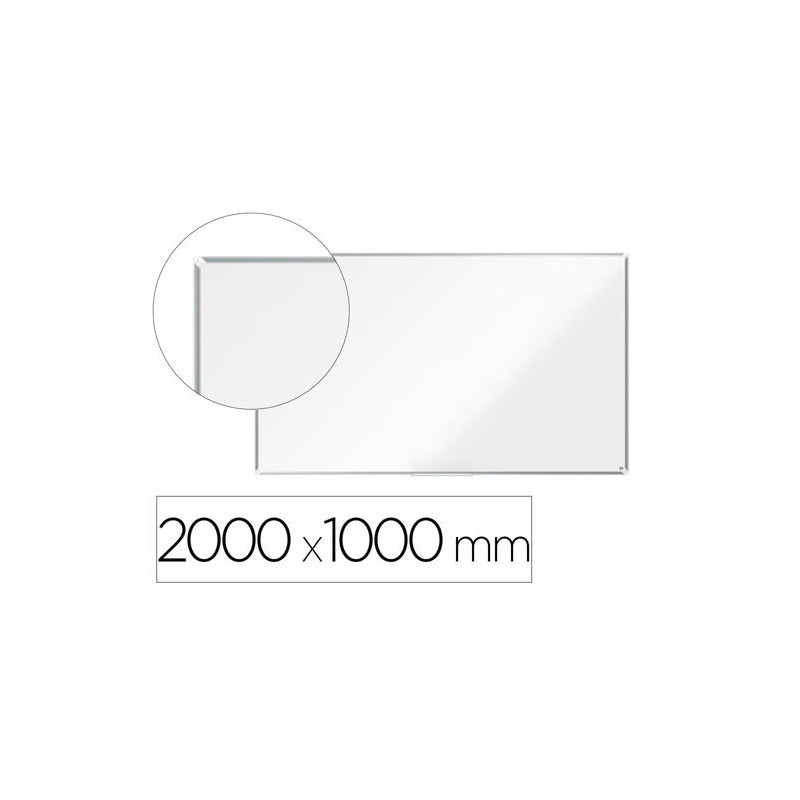 PIZARRA BLANCA NOBO PREMIUM PLUS MELAMINA 2000X1000 MM