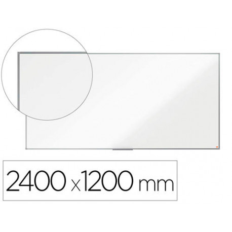 PIZARRA BLANCA NOBO PREMIUM PLUS MELAMINA 2400X1200 MM