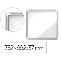 VITRINA DE ANUNCIOS NOBO PREMIUM PLUS MAGNETICA 6 X DIN A4 752X692X37 MM