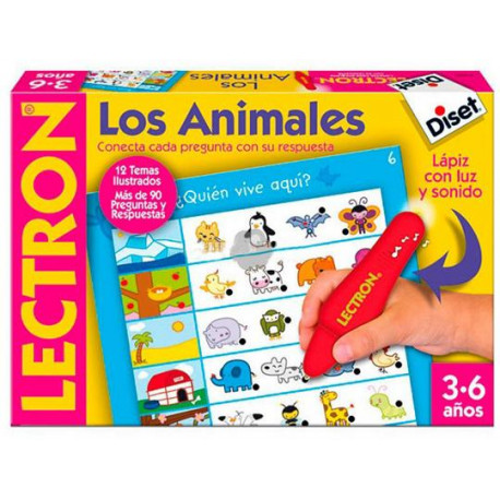 JUEGO DISET DIDACTICO LECTRON LAPIZ LOS ANIMALES