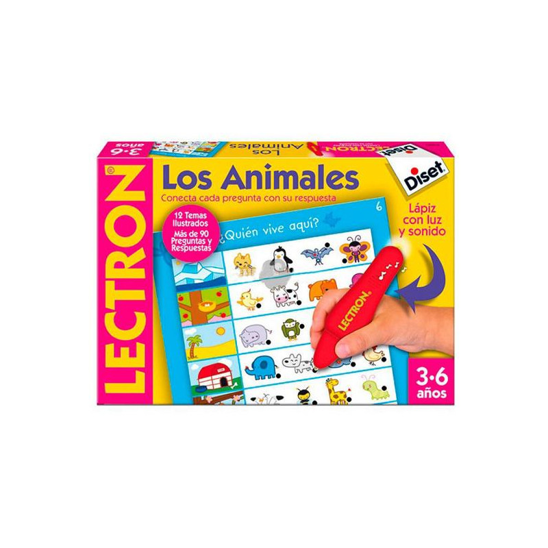 JUEGO DISET DIDACTICO LECTRON LAPIZ LOS ANIMALES