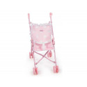 SILLA PEQUE?A DE PASEO PARA MU?ECAS CARLOTA COLOR ROSA 550X270X410 MM