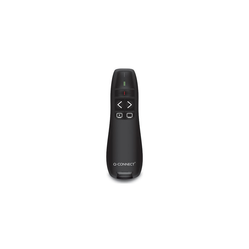 PUNTERO LASER Q-CONNECT PARA PRESENTACIONES 5 BOTONES ALCANCE 20 MT RECEPTOR USB