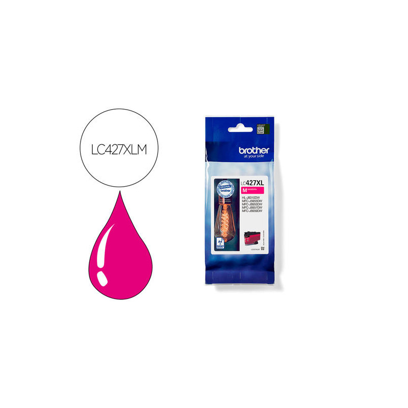 INK-JET BROTHER LC427XLM MFCJ5955DW / 6955DW ALTA CAPACIDAD MAGENTA 5000 PAGINAS