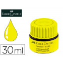 TINTA ROTULADOR FABER CASTELL TEXTLINER FLUORESCENTE 1549 CON SISTEMA CAPILAR COLOR AMARILLO BOTE 30