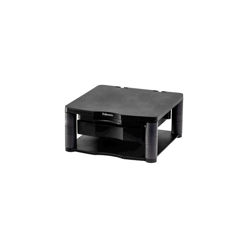 SOPORTE FELLOWES PARA MONITOR PLUS AJUSTABLE EN 5 ALTURAS 64 MM A 165 MM HASTA 36 KG COLOR GRAFITO 1