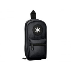 ESTUCHE PORTATODO ANTARTIK FORMA DE MOCHILA CON BOLSILLO Y 4 DEPARTAMENTOS COLOR NEGRO 230X50X120 MM