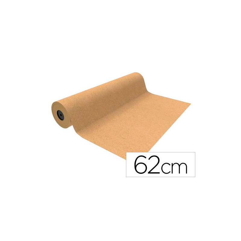 PAPEL DE REGALO BASIKA KRAFT LISO ANCHO 62 CM LONGITUD 80 M