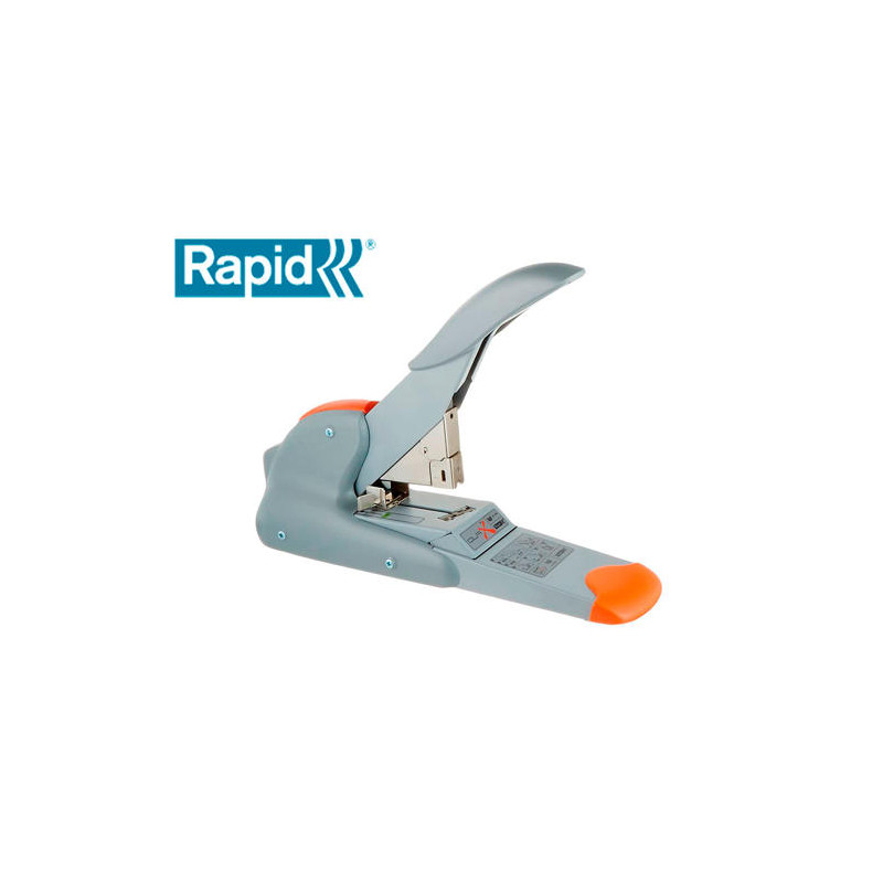 GRAPADORA RAPID DUAX CAPACIDAD DE GRAPADO 170 HOJAS USA GRAPAS DUAX COLOR PLATA/NARANJA