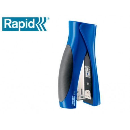 GRAPADORA RAPID VERTICAL ULTIMATE F20 PLASTICO CAPACIDAD DE GRAPADO 20 HOJAS USA GRAPAS 24/6 Y 26/6 