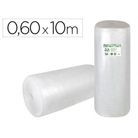 PLASTICO BURBUJA LIDERPAPEL ECOUSE 0.60X10M 30% DE PLASTICO RECICLADO