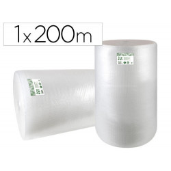 PLASTICO BURBUJA LIDERPAPEL ECOUSE 1X200M 30% DE PLASTICO RECICLADO