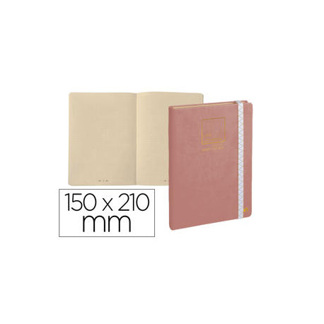 LIBRETA QUO VADIS LIFE JOURNAL DOTS METODO BULLET 15X21 CM 215 HOJAS 90 GR TAPA KRAFT