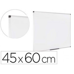 PIZARRA BLANCA BI-OFFICE EARTH LACADA MAGNETICA MARCO DE ALUMINIO 450X600 MM