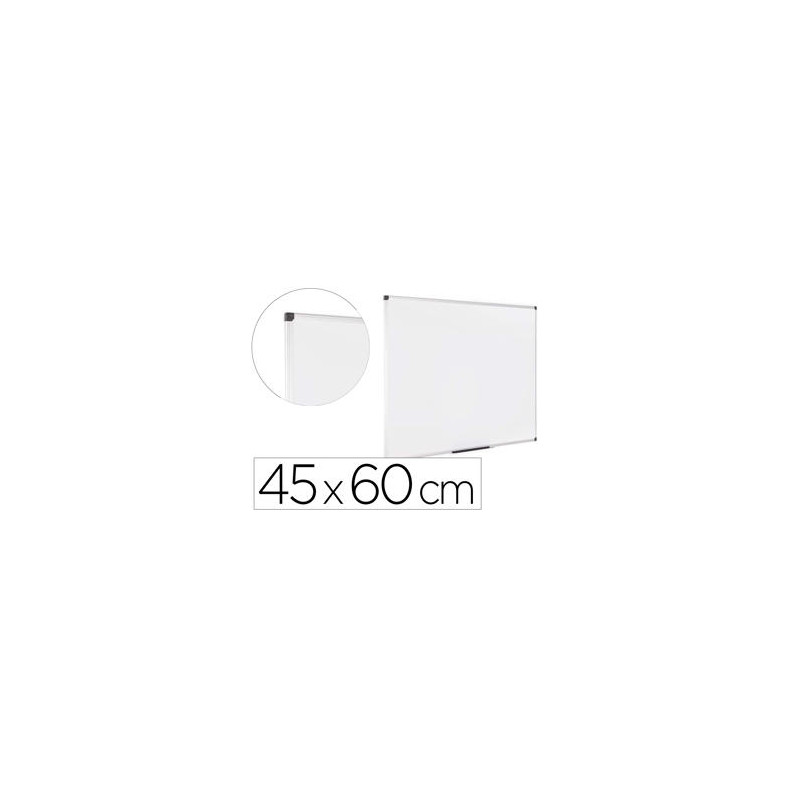 PIZARRA BLANCA BI-OFFICE EARTH LACADA MAGNETICA MARCO DE ALUMINIO 450X600 MM