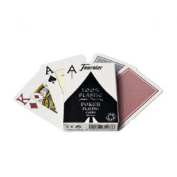 BARAJA FOURNIER POKER INGLES N 2800 PLASTICO INDICE GIGANTE