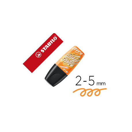 ROTULADOR STABILO BOSS MINI FLUORESCENTE BY SNOOZE ONE NARANJA