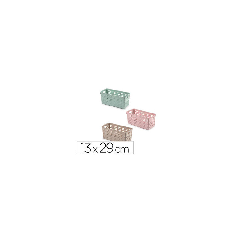 CESTA ORDENACION PLASTIFORTE ATLAS N 1 130X290 MM COLORES SURTIDOS