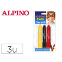 BARRA DE MAQUILLAJE ALPINO FIESTA FACE STICK SUPER HEROES BLISTER DE 3 UNIDADES COLORES SURTIDOS