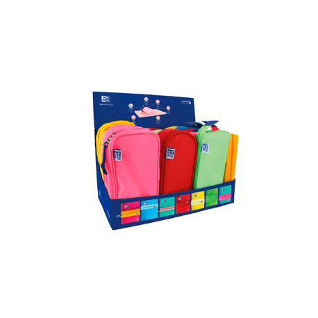 BOLSO ESCOLAR OXFORD PORTATODO KIDS EXPOSITOR DE 20 UNIDADES COLORES SURTIDOS