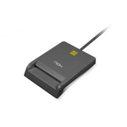 LECTOR DE TARJETAS INTELIGENTES NOX USB 2.0 COLOR NEGRO