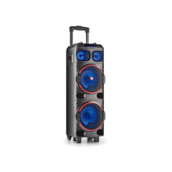 ALTAVOZ NGS PREMIUM DOBLE SUBWOOFER 8" 300W CON BATERIA BLUETOOTH Y TWS-USB/MICRO SD/AUX IN CON ASA