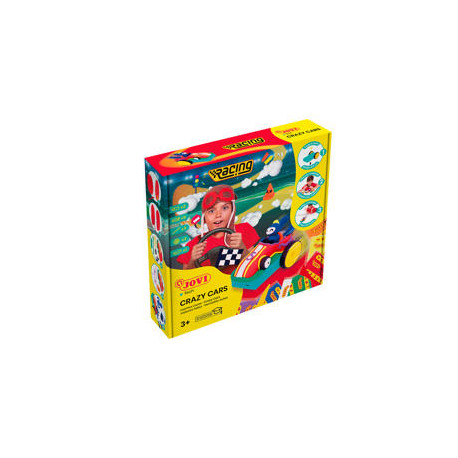 JUEGO JOVI PLASTILINA JOVITECH CRAZY CARS FANTASY KIT