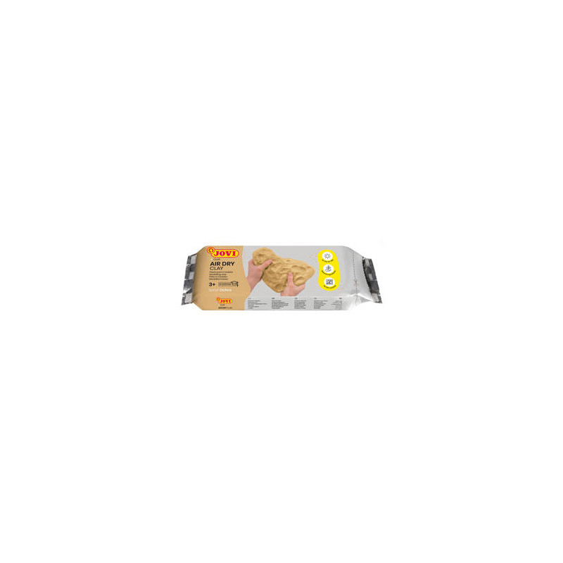 PASTA JOVI PARA MODELAR AIR DRY CLAY 250 GR COLOR OCRE