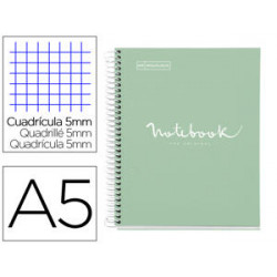 CUADERNO ESPIRAL MIQUELRIUS NOTEBOOK 1 EMOTIONS TAPA FORRADA DIN A5 MICROPERFORADO 80 HOJAS 90G/M2 C