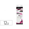 BARRA TERMOFUSIBLE PLICO COLA EXTRAFUERTE MAX XL 11,5 MM DE DIAMETRO X 200 MM DE ALTO BLISTER DE 12 