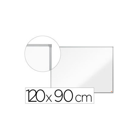 PIZARRA BLANCA NOBO ESSENCE ACERO LACADO 1200X900 MM