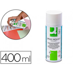 PEGAMENTO Q-CONNECT SPRAY MOUNT ADHESIVO PERMANENTE BOTE DE 400 ML