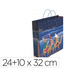 BOLSA PARA REGALO BASIKA NV2303 S 24+10X32 CM