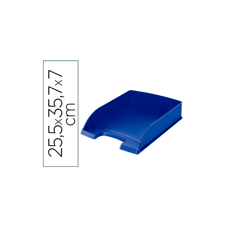 BANDEJA SOBREMESA PLASTICO LEITZ RECYCLE AZUL 255X357X70 MM