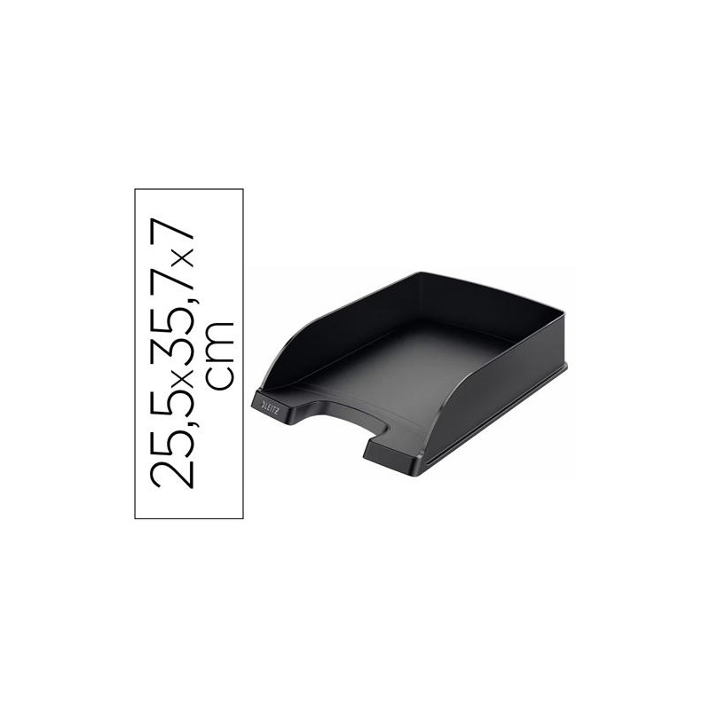 BANDEJA SOBREMESA PLASTICO LEITZ RECYCLE NEGRO 255X357X70 MM