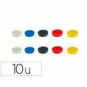 IMAN PARA SUJECION NOBO 32 MM DIAMETRO CAJA DE 10 UNIDADES COLORES SURTIDOS