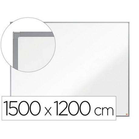 PIZARRA BLANCA NOBO ESSENCE ACERO VITRIFICADO MAGNETICA 1500X1200 MM