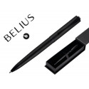 ROLLER BELIUS TURBO ALUMINIO COLOR NEGRO TINTA AZUL CAJA DE DISE?O