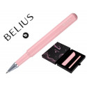 ROLLER Y FUNDA DE SIMILPIEL BELIUS SPACE B COLOR MINIMALISTA ROSA TINTA AZUL CAJA DE DISE?O