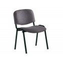 SILLA ROCADA CONFIDENTE ESTRUCTURA METALICA ASIENTO TELA IGNIFUGA GRIS 570X410X810 MM