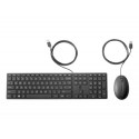 SET TECLADO + RATON HP COMBO 320MK USB-A LONGITUD 1.8 M COLOR NEGRO